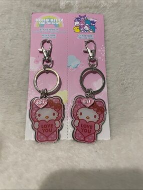 Hello Kitty Pink 'Love You' BFF Keychain Pair